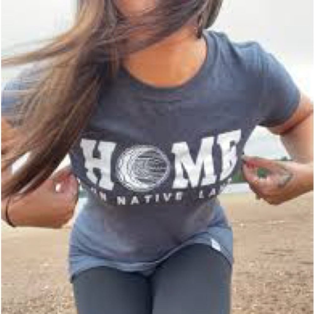 STANFIELDS | Maroon Graphic Tee with 'Home' Print